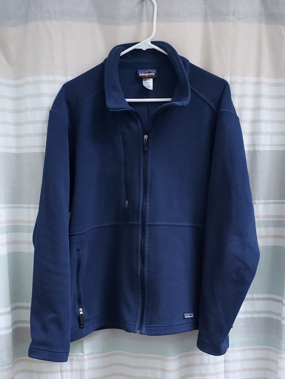 Patagonia Men's Navy Full-Zip Performance Fleece Jacket